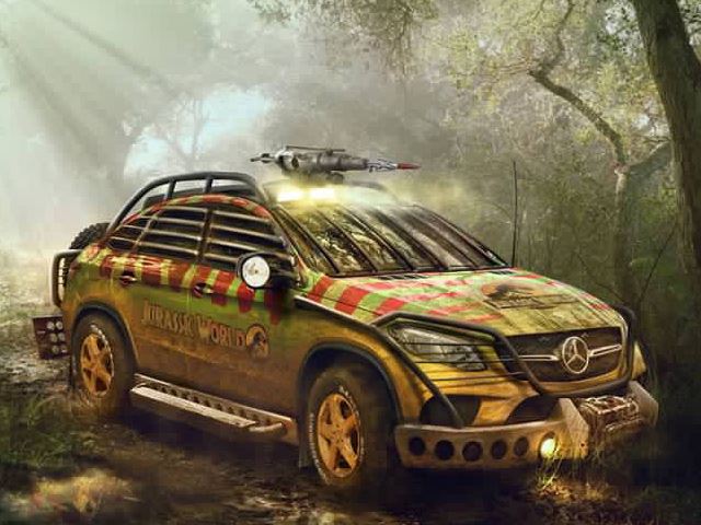 Mercedes думает, что кроссовер GLE обгонит динозавров в Юрском периоде